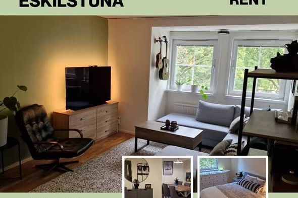 Möblerad 58 m² lägenhet nära centrum
