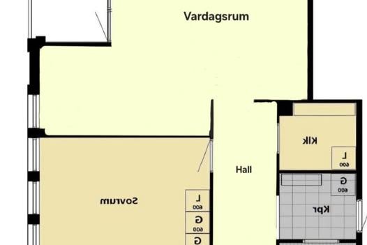 Möblerad 2:a nära Triangeln – Allt ingår