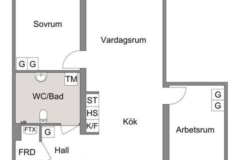 3a med balkong på Telestadshöjden