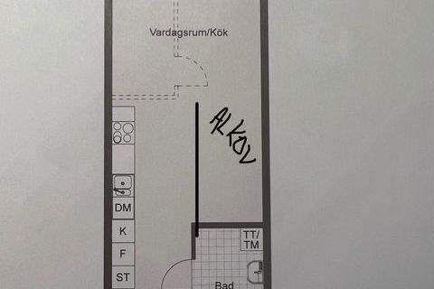 Möblerad 1:a med balkong i Orminge