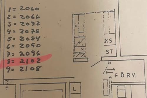 1 rok 43 kvm i Masmo nära T-bana & bad