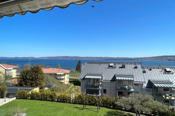 130 kvm 4:a på Bymarken med Vätternvy