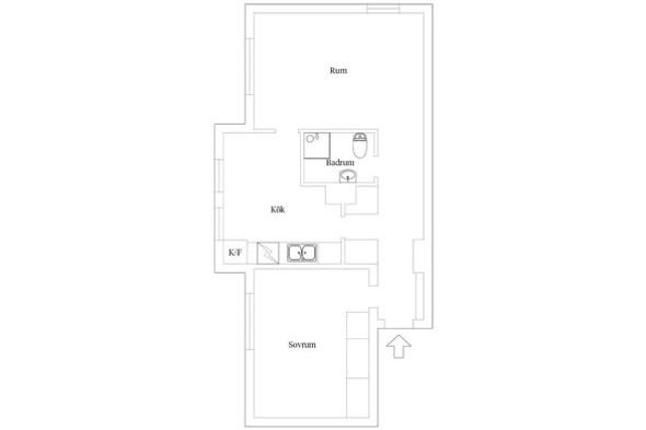 Möblerad 2:a i Mariehäll, nära city