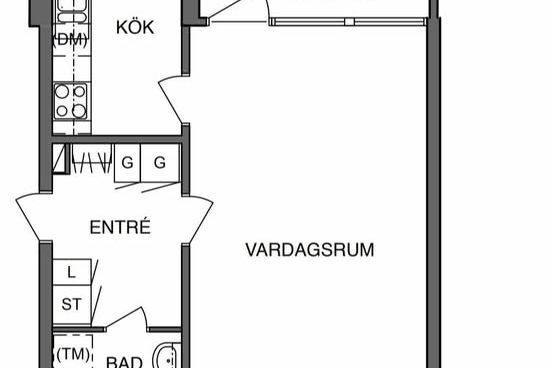 Nyrenoverad 1:a i Bredäng, el & wifi ingår