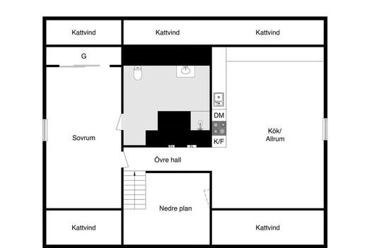 Mysig 2:a i Malmaberg med snedtak
