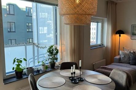 Central 1,5:a med balkong & diskmaskin