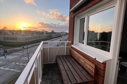 Ljus 2:a med balkong vid Pildammsparken