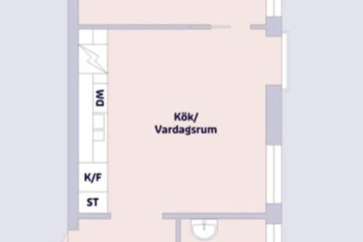 Möblerad 2:a på Kantorsgatan, allt inkl.