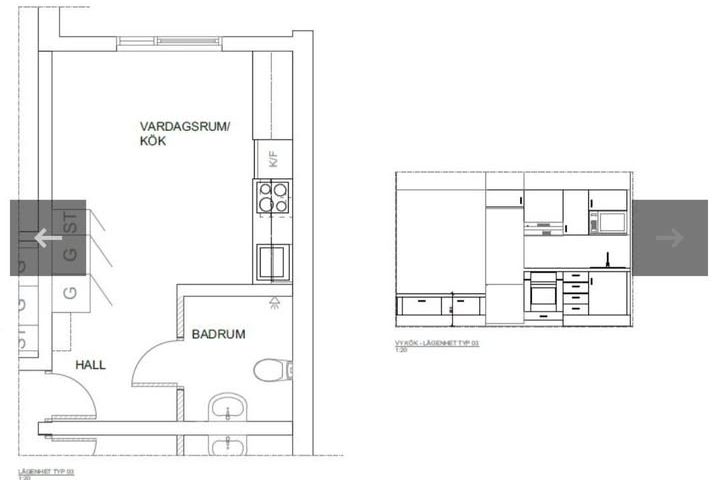 Nyrenoverad studentetta på Mariehem