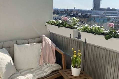Ljus 2:a med utsikt i centrala Malmö