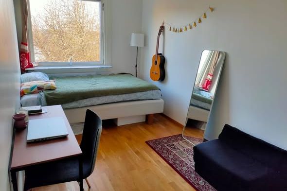 Möblerat rum i kollektiv vid Bellevue