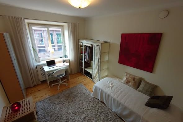 Studentrum i centrala Uppsala möblerat
