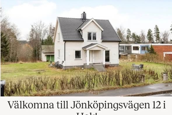 Rymligt hus 4 rok i Hok med stor tomt