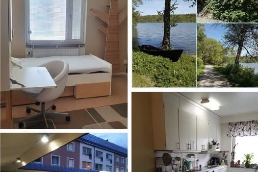 Rum i lugna Häggvik nära pendeln