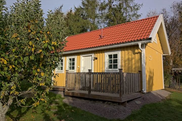 Attefallshus med sovloft i Berg