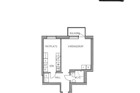 Central 1:a vid Liseberg med balkong