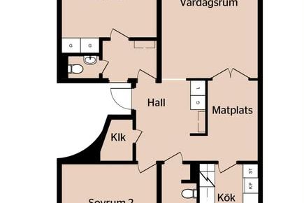Möblerat rum på Österängen – allt ingår