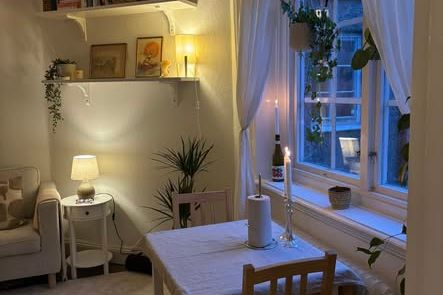 Möblerad 1:a i hjärtat av Bagaregården