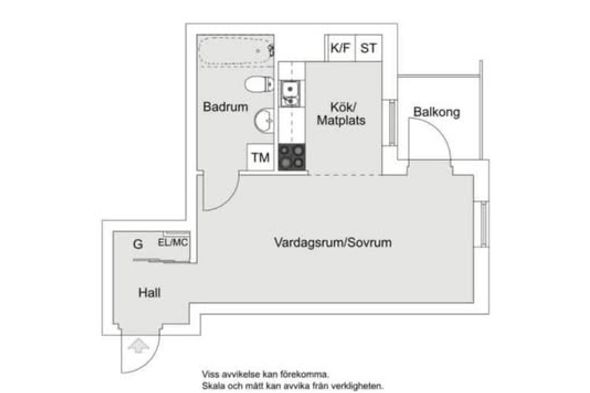 Möblerad 1:a i Stureby uthyres långtids