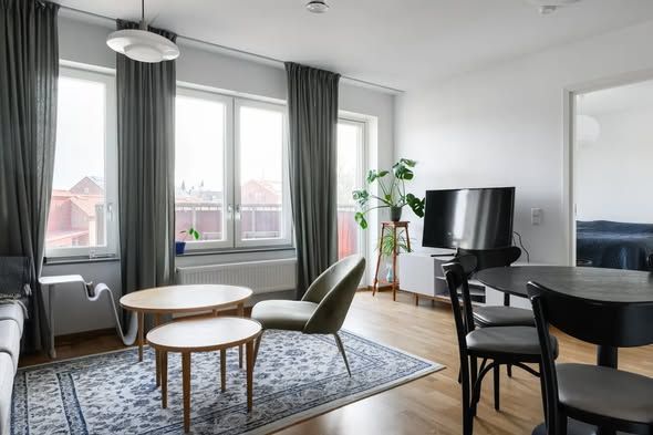 Nyproducerad möblerad 2:a i Kviberg