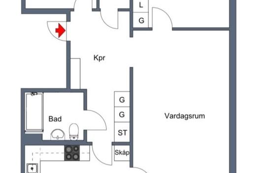 Lägenhet i Haninge