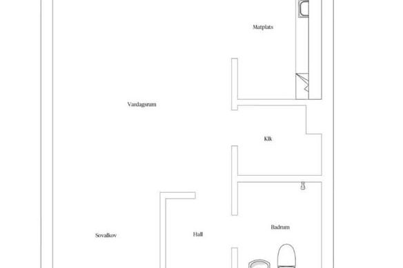 Möblerad 1:a 26 kvm, Liljeholmen