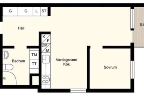 Möblerad 2a i Ursvik uthyres långtid