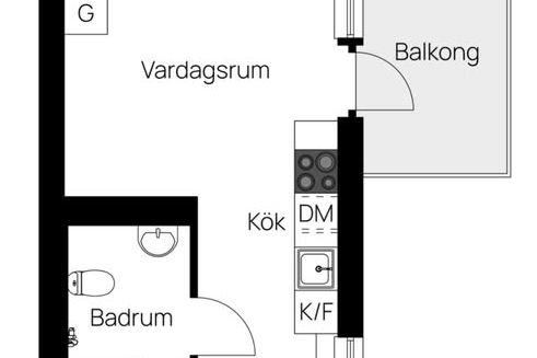 Möblerad nybyggd 1:a i Hässelby