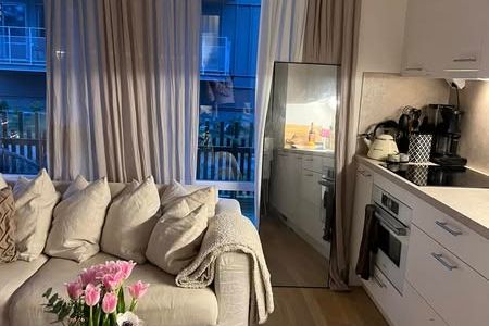 Nybyggd 1:a med stor uteplats i Hässelby