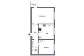 Studentlägenhet 58 kvm vid Djäknegatan