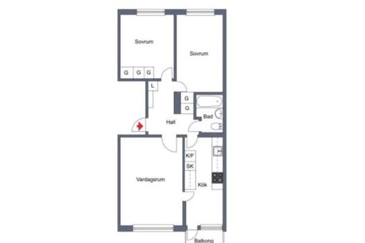 Sommaruthyrning 3a i Kvarngärdet