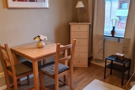 Möblerat rum med eget bad i Uppsala