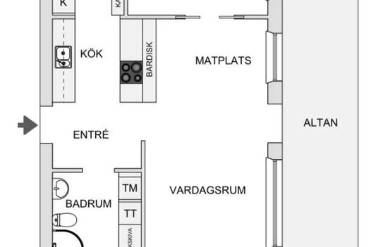3:a på Älvsbacka – älvsutsikt & hiss