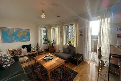 Möblerad 3:a med balkong i Bellevuegården