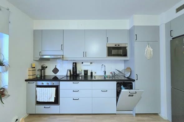 Nyproduktion med uteplats i Hagastaden