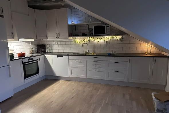 Vindsvåning med sovloft i centrala Ystad