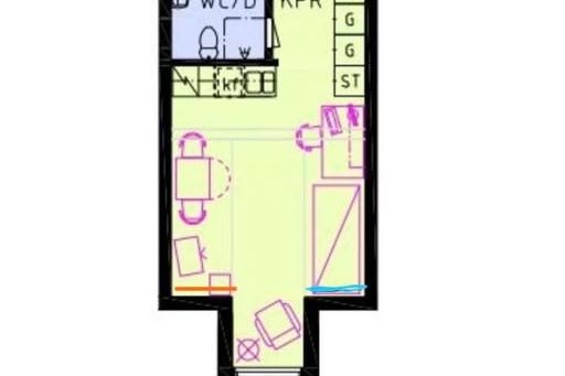 Mysig studentetta i centrala Jönköping