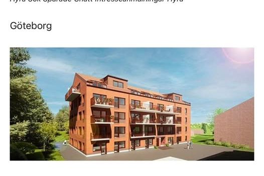 Apartment in Göteborg