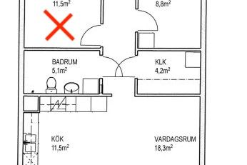 Möblerat rum i Telefonplan – nära T-bana