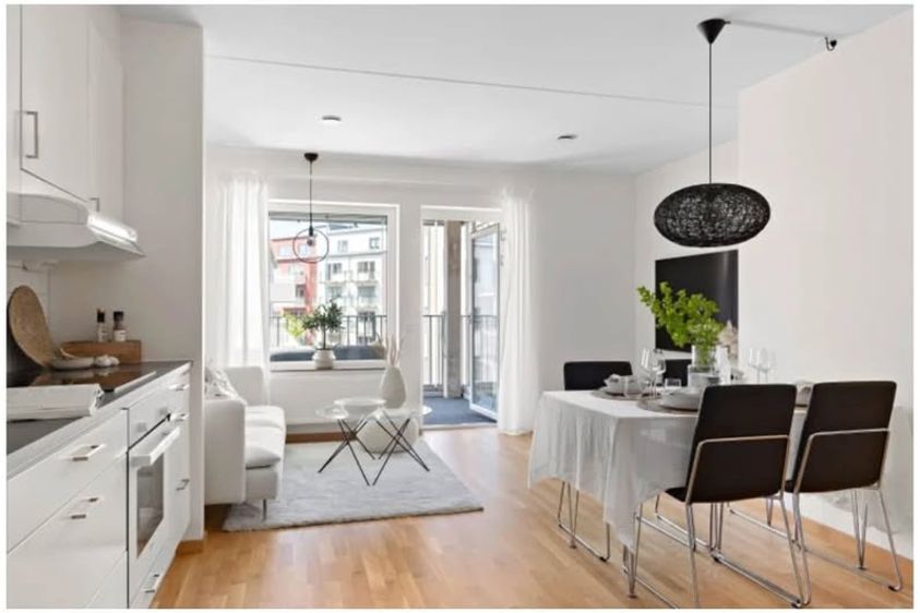 Modern 2:a i Mariapark – allt inkl.