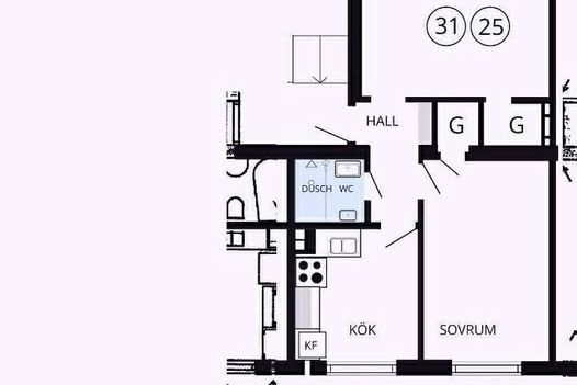 Charmig 2:a i Kungsladugård uthyres