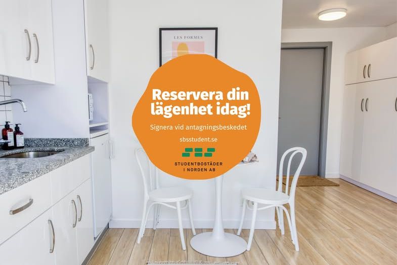 Studentboende i Malmö – 1–2 rok