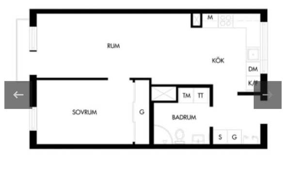 Ljus 2:a i Limhamn uthyres tillsvidare