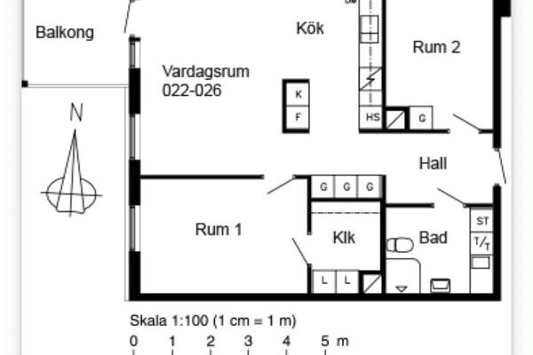 Lägenhet i Växjö