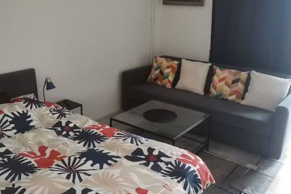 Furnished 1-bed with balcony, Brandbergen