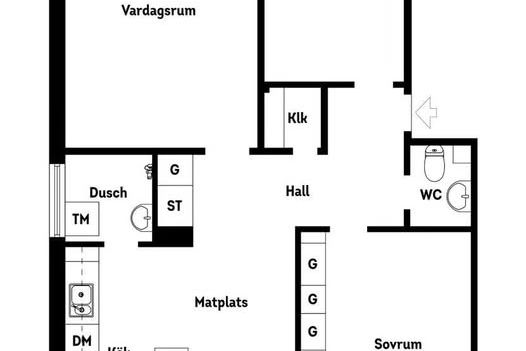 3:a uthyres i Rosenkälla – allt ingår