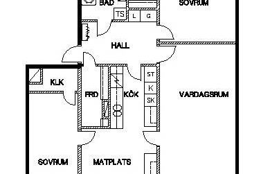 Nyrenoverad 4:a i Bäckby