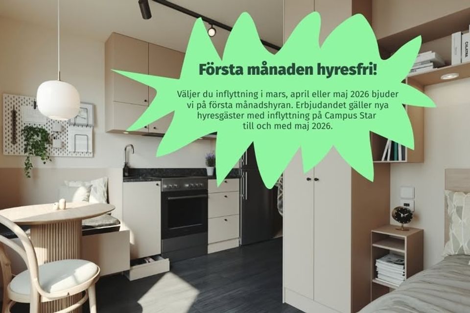 Moderna ungdomsbostäder i Stockholm