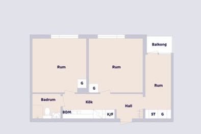 Rum i ljus 2:a på Kvarngärdet