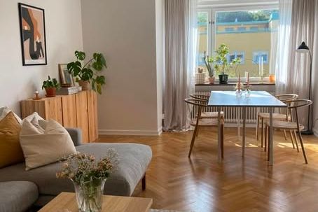 Mysig 3:a i Slottsstaden uthyres möblerad